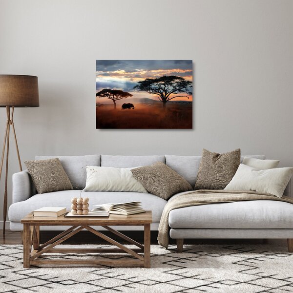 Staklena slika - Nacionalni park Serengeti, Tanzanija, Afrika (70x50 cm)