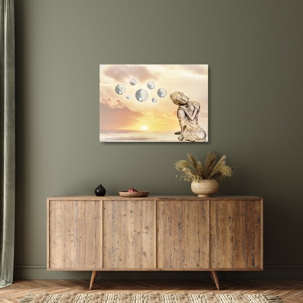 Staklena slika - Čas meditacije (70x50 cm)