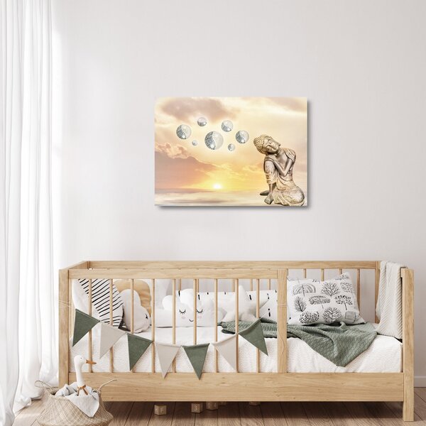 Staklena slika - Čas meditacije (70x50 cm)