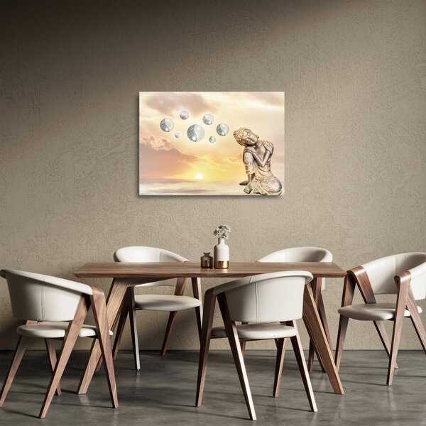 Staklena slika - Čas meditacije (70x50 cm)