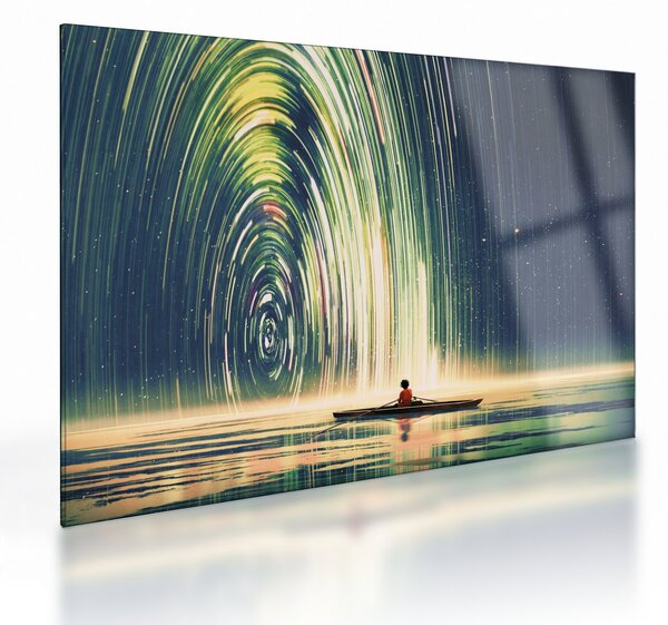 Staklena slika - Središče vesolja (70x50 cm)