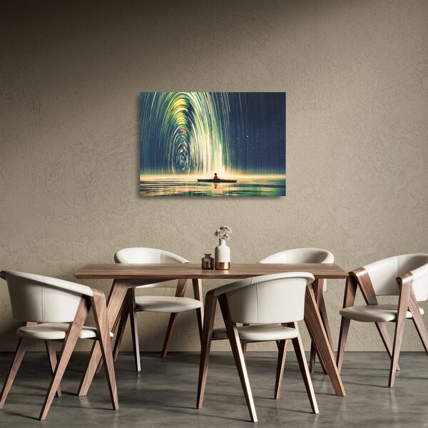 Staklena slika - Središče vesolja (70x50 cm)
