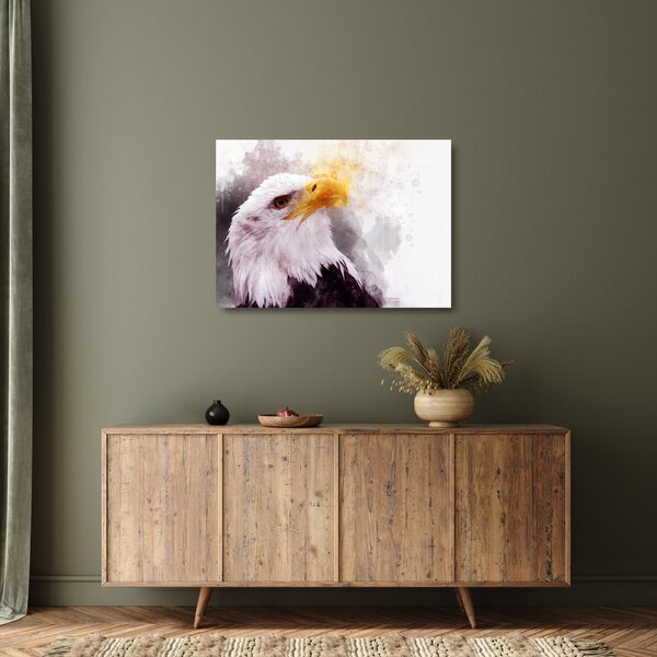 Staklena slika orla (70x50 cm)