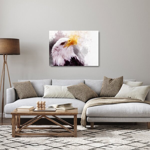 Staklena slika orla (70x50 cm)