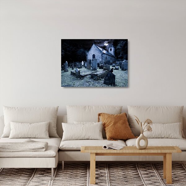 Staklena slika - Temna noč (70x50 cm)