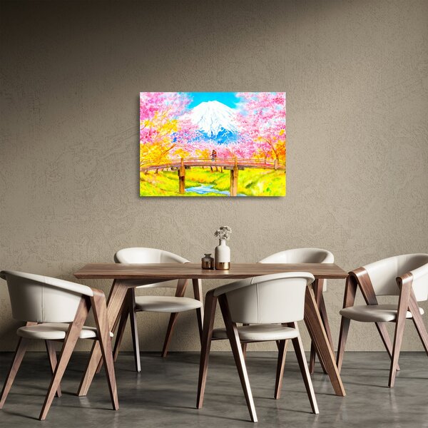 Staklena slika - Staklena slikan par, akvarel (70x50 cm)