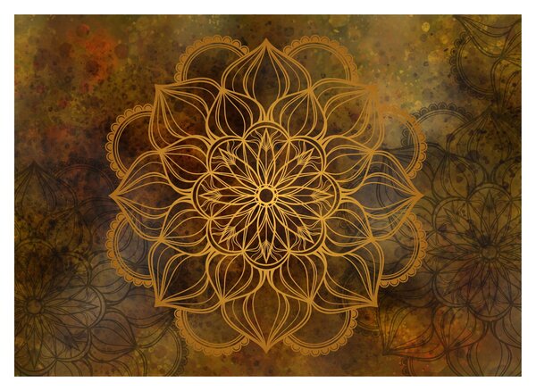Staklena slika - Mandala veselja (70x50 cm)