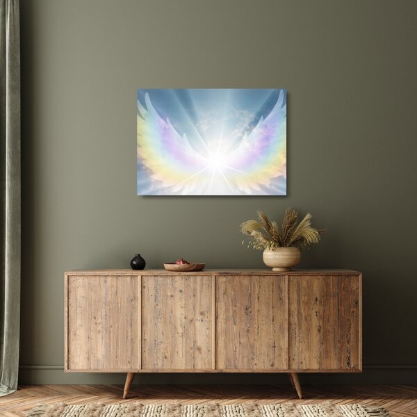 Staklena slika - Angelska avra (70x50 cm)
