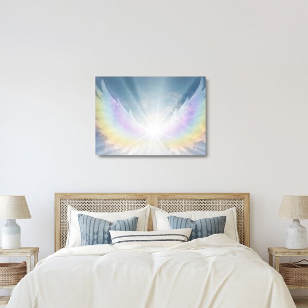 Staklena slika - Angelska avra (70x50 cm)