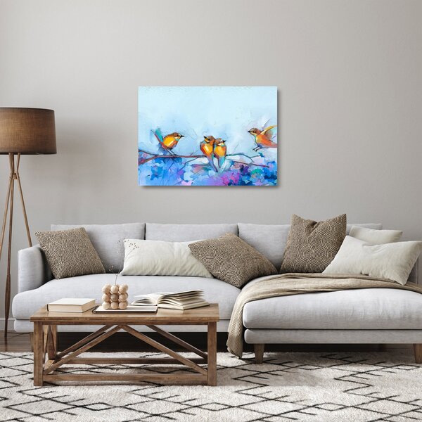 Staklena slika - Prebujanje narave (70x50 cm)