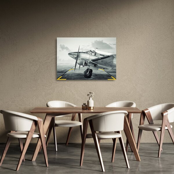 Staklena slika - Letalo (70x50 cm)