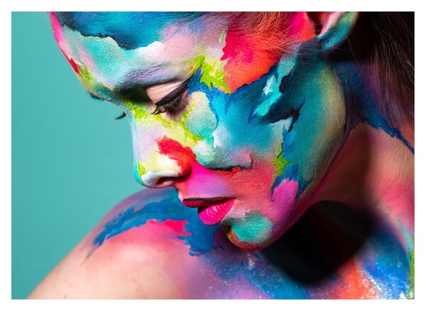 Staklena slika - Body art (70x50 cm)