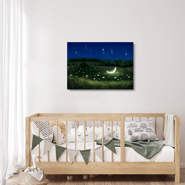 Staklena slika - Padajoče nebo (70x50 cm)