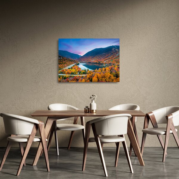Staklena slika - White Mountain, New Hampshire, ZDA (70x50 cm)