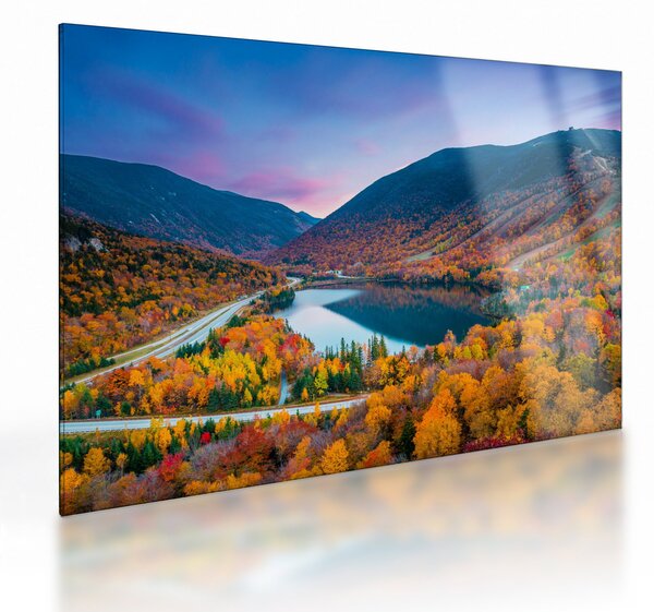Staklena slika - White Mountain, New Hampshire, ZDA (70x50 cm)