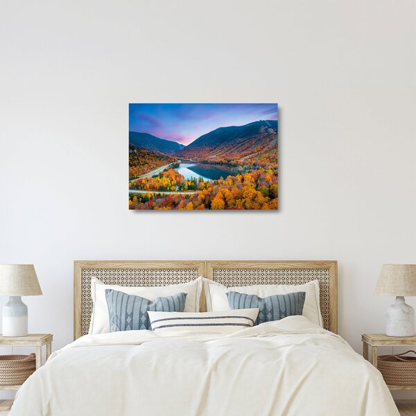 Staklena slika - White Mountain, New Hampshire, ZDA (70x50 cm)