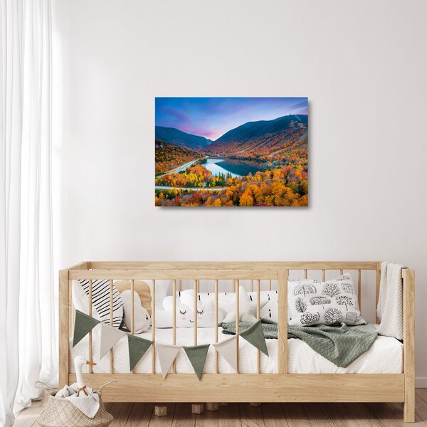 Staklena slika - White Mountain, New Hampshire, ZDA (70x50 cm)