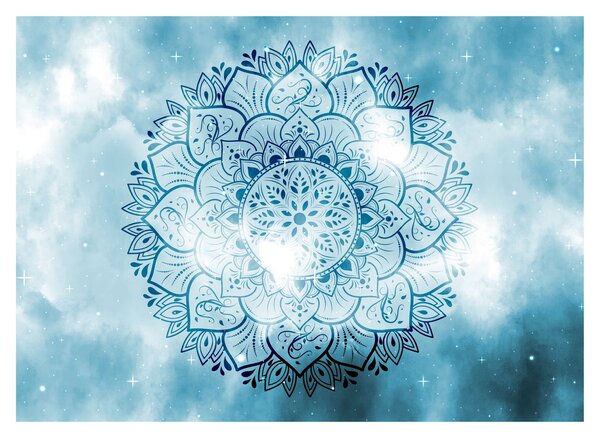 Staklena slika - Nebeška mandala (70x50 cm)