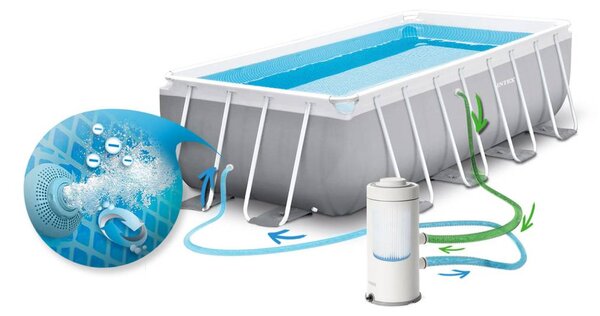 Intex bazen s konstrukcijom 400 x 200 x 122 cm, set 10 u 1