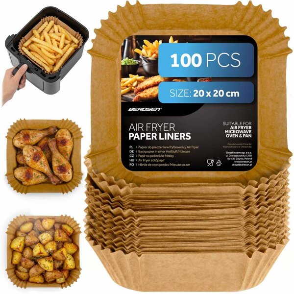 Berdsen BD-655 friteza na vrući zrak crna 6,5 l 1700 W s papirom za pečenje