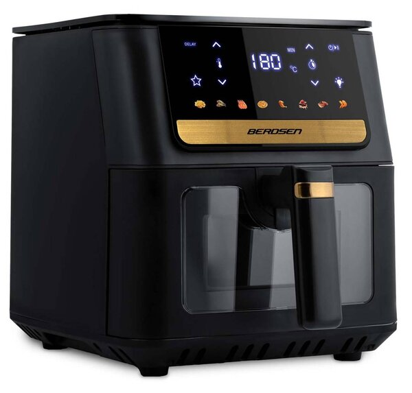 Berdsen BD-655 friteza na vrući zrak crna 6,5 l 1700 W s papirom za pečenje