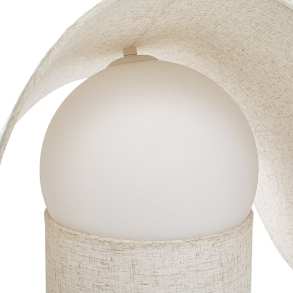 Podne Lampa Lucande, Tamani, prigušiv, Bež, Dnevna soba, Tkanina / tekstil, Dizajn