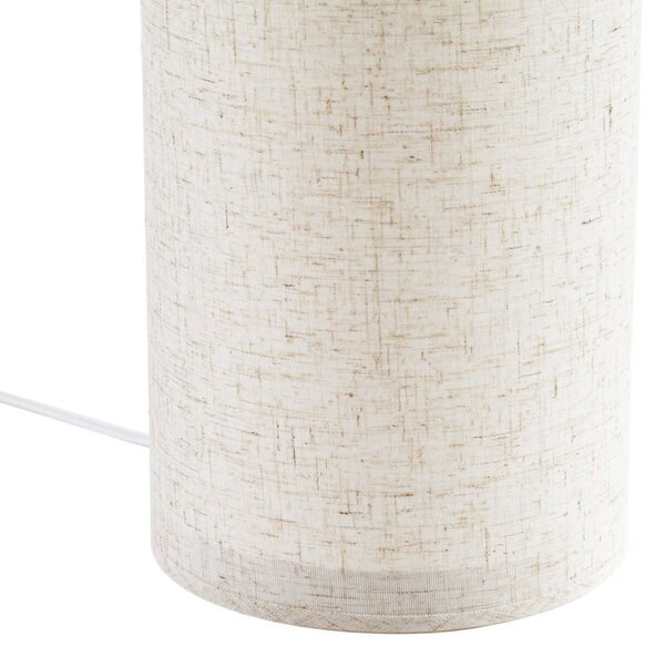 Stolne Lampa Lucande, Tamani, prigušiv, Bež, Dnevna soba, Tkanina / tekstil, Dizajn