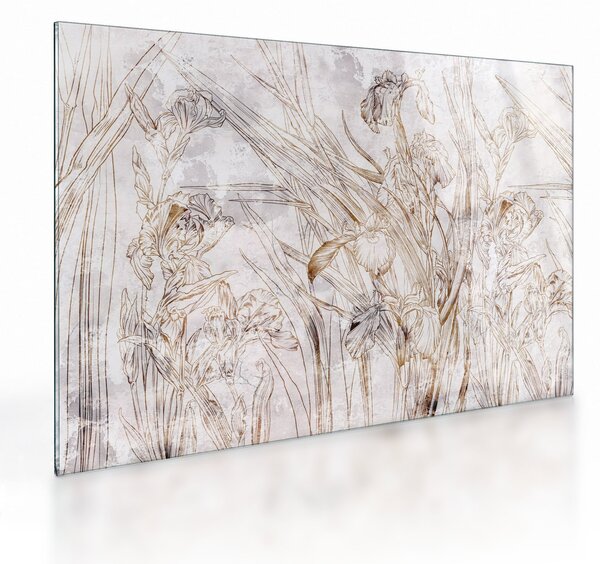 Staklena slika - Iris (70x50 cm)