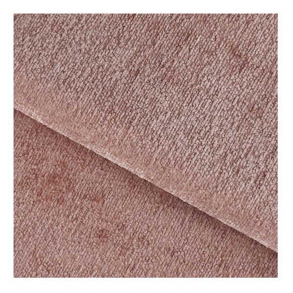 Ružičasta sklopiva/s prostorom za odlaganje sofa od šenila s desnim kutom 223 cm Fabillo – ELTAP