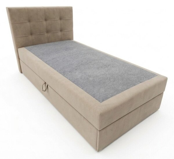 Tapecirani krevet boxspring DIRELIS TRINITY 90x200 cm bež Madrac: Bonell opružni madrac