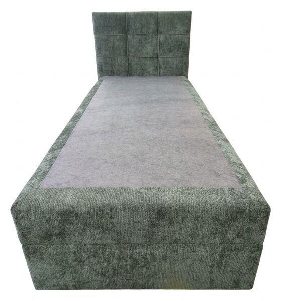 Tapecirani krevet boxspring DIRELIS VIBE 90x200 cm tamno zelena Madrac: Bonell opružni madrac