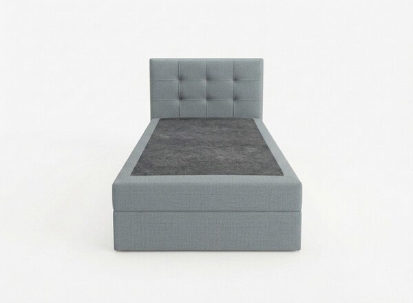 Tapecirani krevet boxspring DIRELIS TRINITY 90x200 cm siva Madrac: Bonell opružni madrac