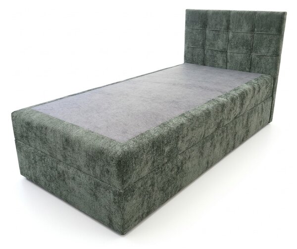 Tapecirani krevet boxspring DIRELIS VIBE 90x200 cm tamno zelena Madrac: Bonell opružni madrac