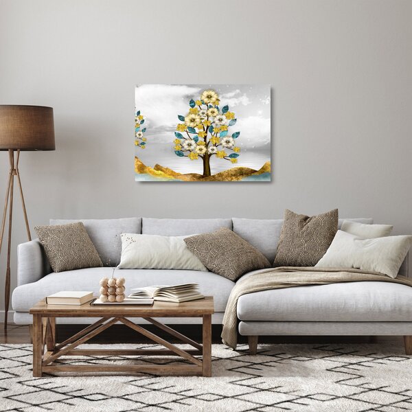 Staklena slika - Cvetenje (70x50 cm)