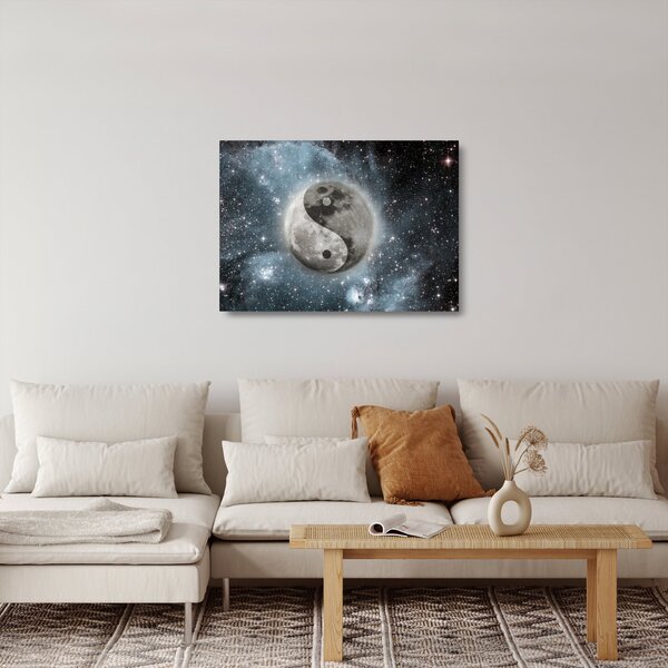 Staklena slika - Kozmično ravnovesje (70x50 cm)