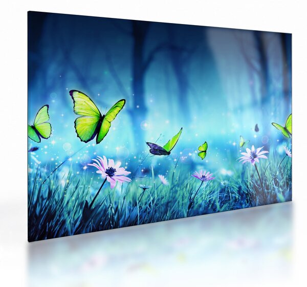 Staklena slika - Mistična gozdna jasa (70x50 cm)
