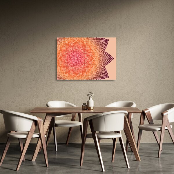 Staklena slika - Mandala art (70x50 cm)