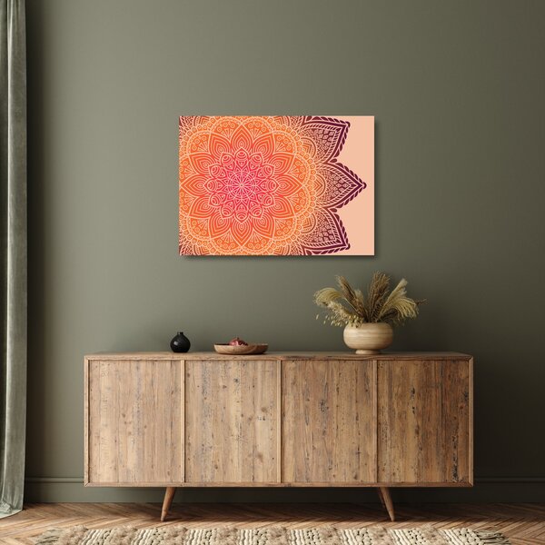 Staklena slika - Mandala art (70x50 cm)