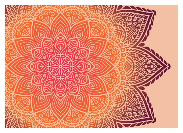 Staklena slika - Mandala art (70x50 cm)