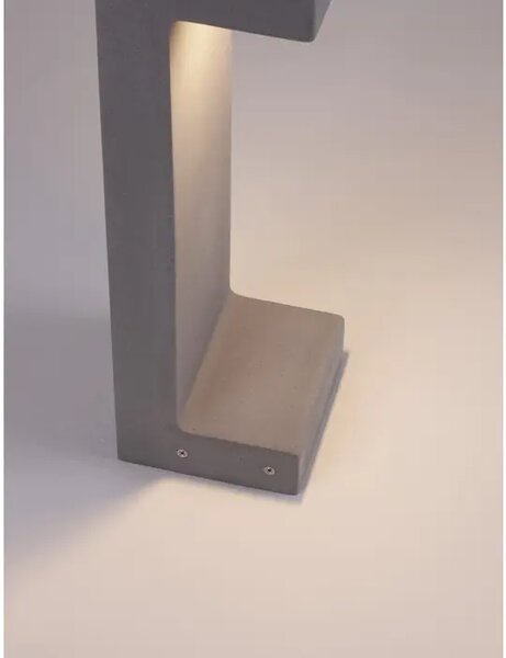 ARAN VANJSKA STAJAĆA SVJETILJKA LED 8W/3000K/380lm/IP65/SIVA NL9540213