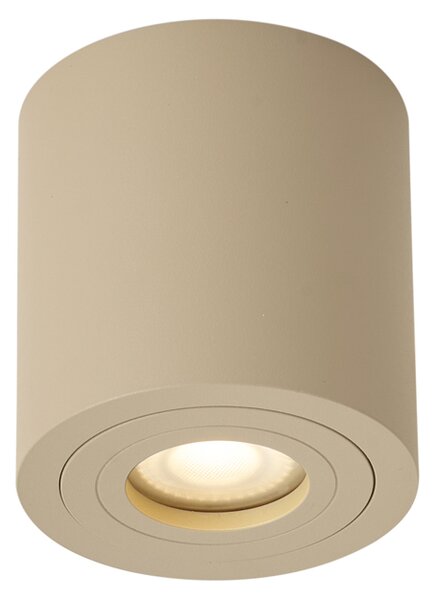 Moderna stropna reflektorska svjetiljka taupe GU10 50mm IP44 - Capa
