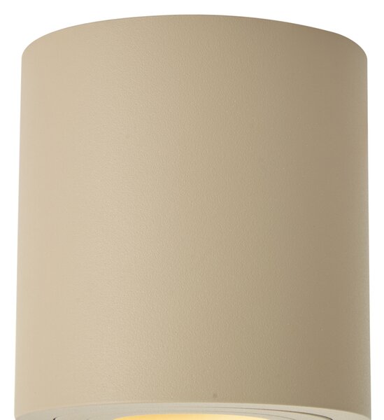 Moderna stropna reflektorska svjetiljka taupe GU10 50mm IP44 - Capa