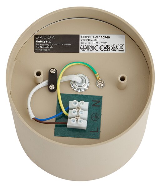 Moderni podesivi stropni reflektor taupe GU10 AR111 - Impact