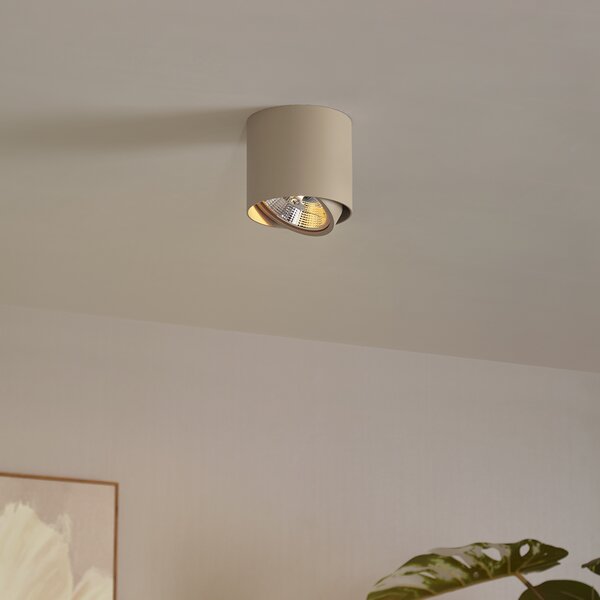 Moderni podesivi stropni reflektor taupe GU10 AR111 - Impact