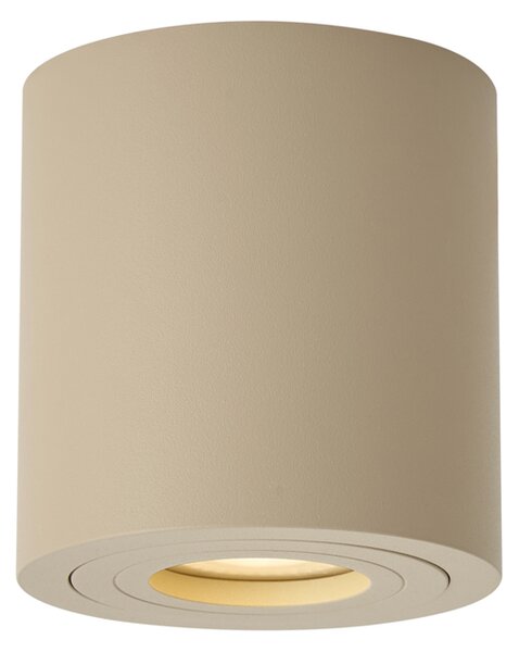 Moderna stropna reflektorska svjetiljka taupe GU10 50mm IP44 - Capa