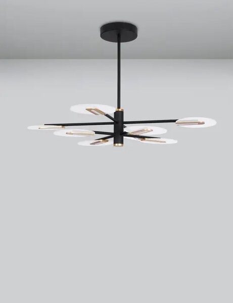 GENTI VISILICA LED 54W/3000K/3606lm/IP20/CRNA & ZLATNA NL9545408