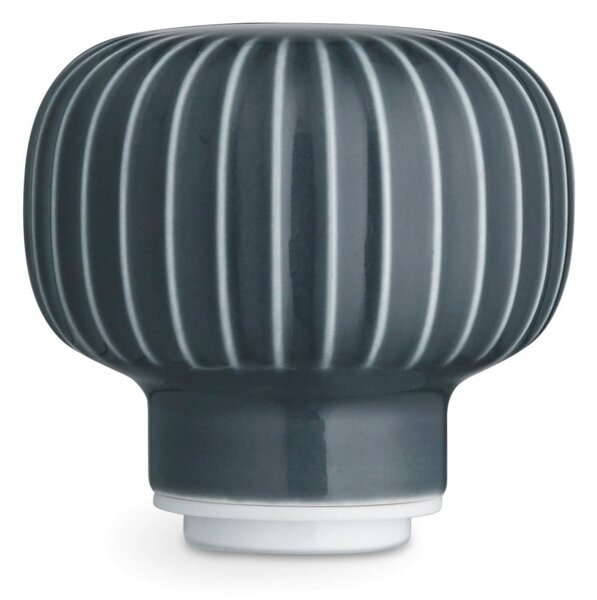 Mlin za začine od drveta hrasta s antracit porculanskim detaljima Kähler Design Hammershoi, visina 13 cm