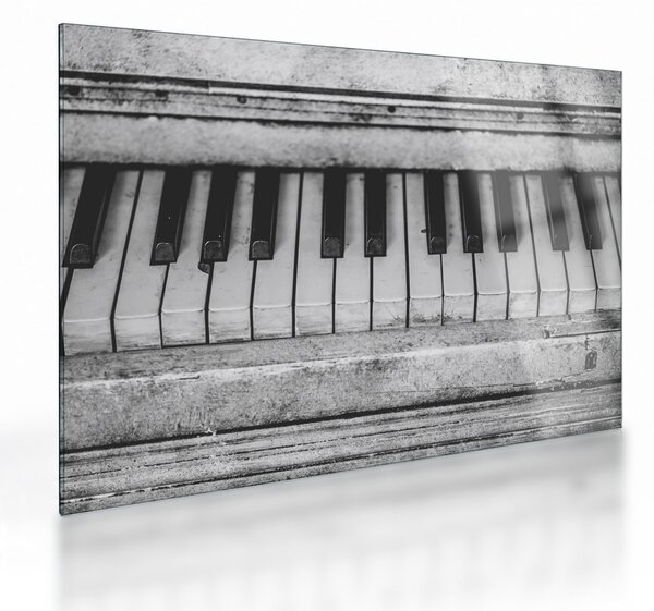 Staklena slika - Klavir (70x50 cm)