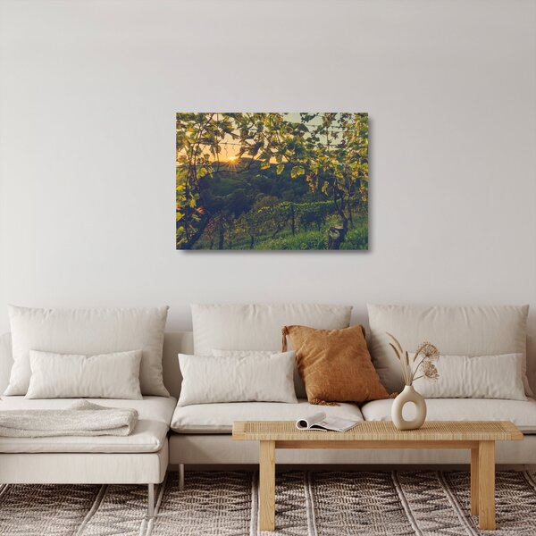 Staklena slika - Vinograd (70x50 cm)