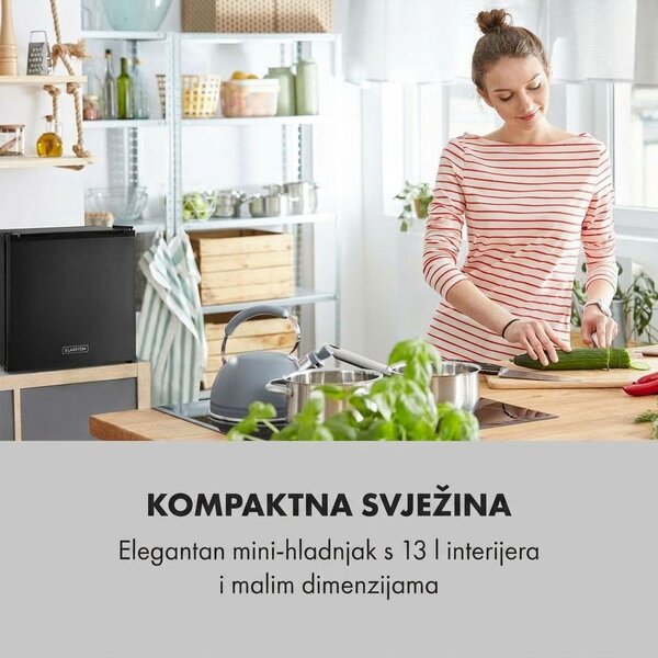 Klarstein Secret Cool, mini hladnjak, mini bar, 13L, energetska klasa G, 0d, crni